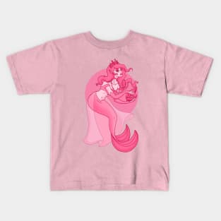 Aurora Pink Mermaid Kids T-Shirt